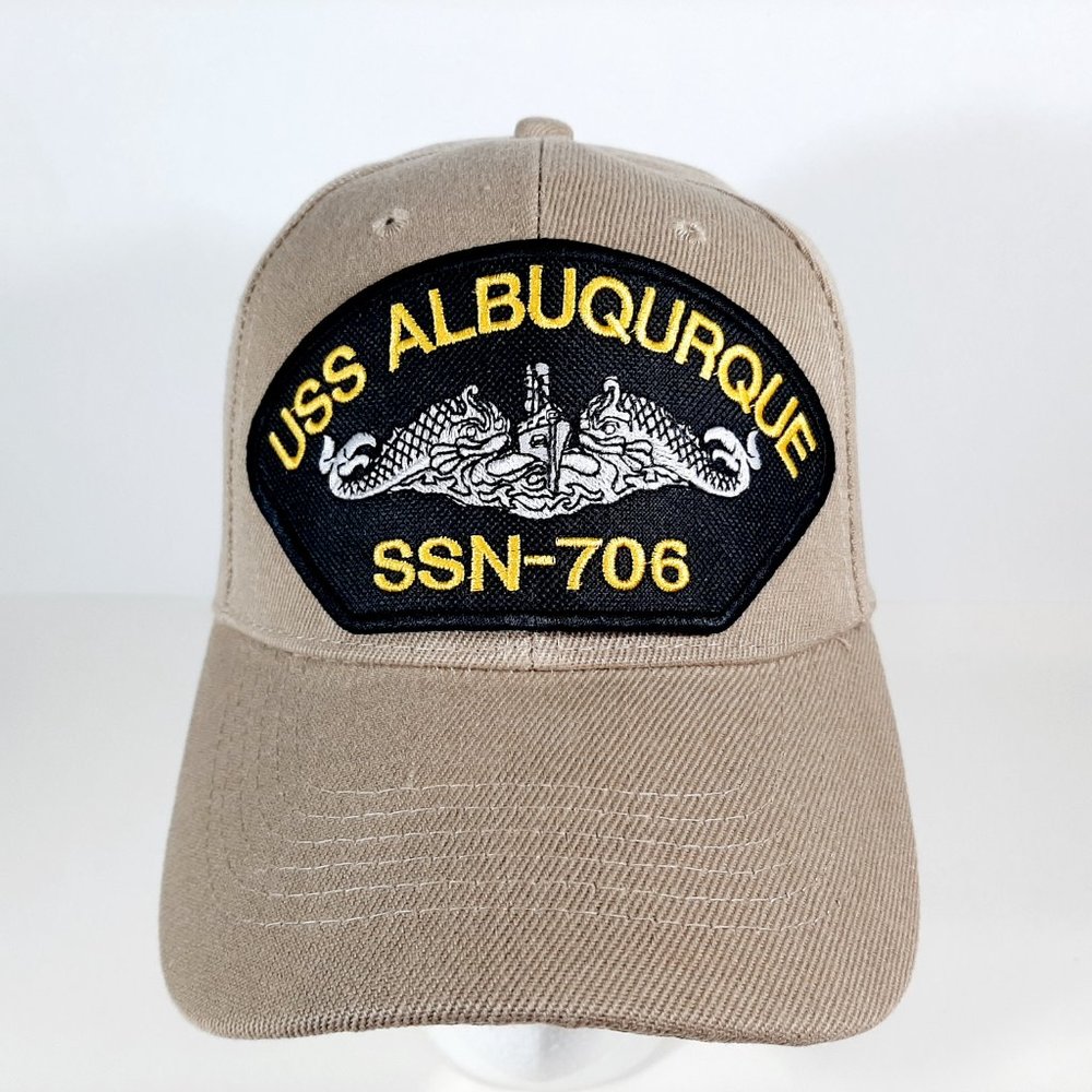 USS Albuquerque SSN-706 Baseball Cap Hat Submarine